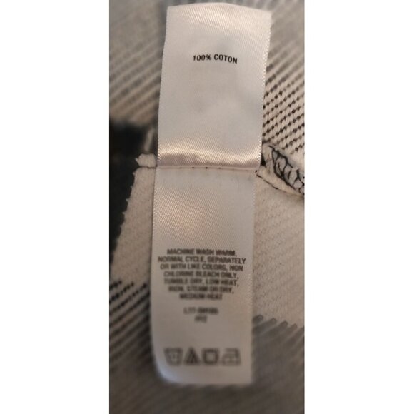 Cabelas Blue Plaid Button-Up Jacket With Side Pockets L/G Cotton Blend Long Slee - Picture 8 of 8